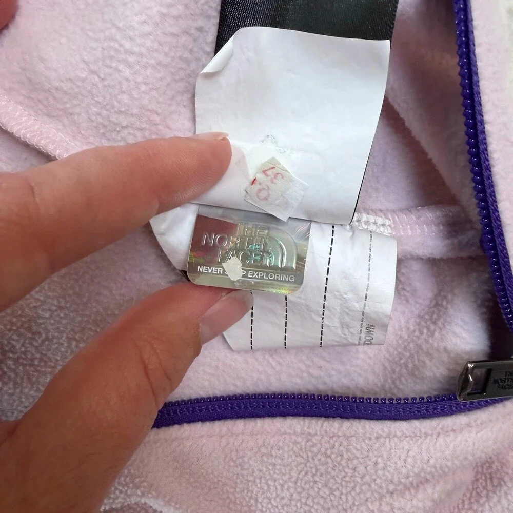 The North Face Glacier Peak Purple One-Piece Fleece Suit 3-6M